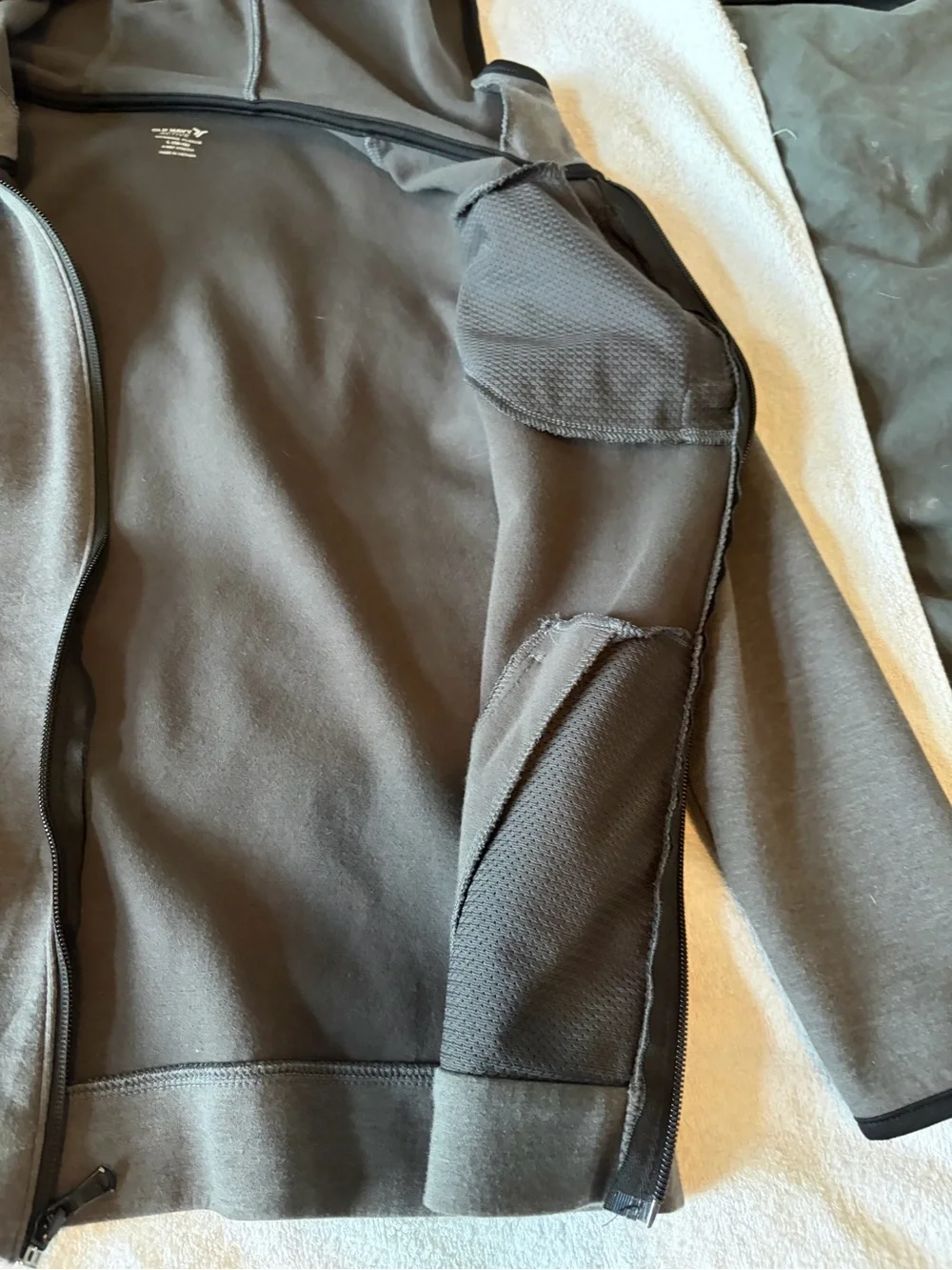 Old Navy Kids Hooded Zip Jacket - Charcoal